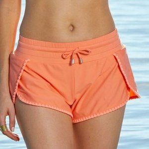 Orange Tulip Swim Shorts - Size S